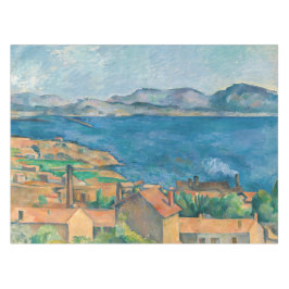 Paul Cezanne - Bucht von Marseille, von Estaque au Tischdecke