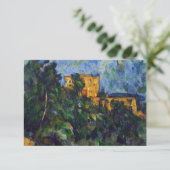 Paul Cezanne - Chateau Noir Dankeskarte (Stehend Vorderseite)