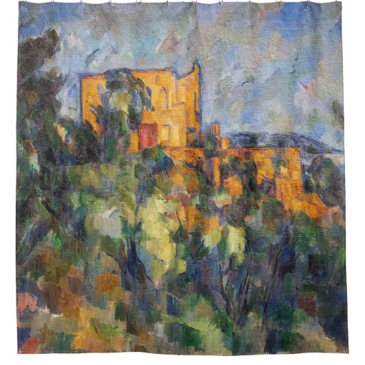 Paul Cezanne - Chateau Noir Duschvorhang (Vorderseite)