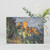 Paul Cezanne - Chateau Noir Einladung (Stehend Vorderseite)