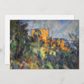 Paul Cezanne - Chateau Noir Einladung (Vorne/Hinten)
