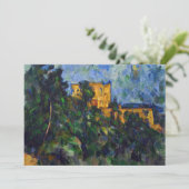 Paul Cezanne - Chateau Noir Einladung (Stehend Vorderseite)