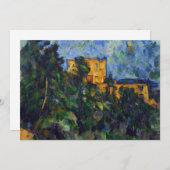 Paul Cezanne - Chateau Noir Einladung (Vorne/Hinten)