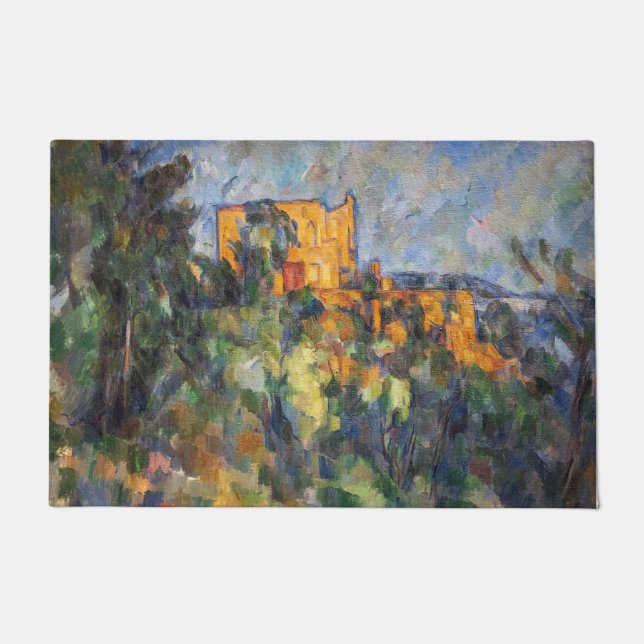 Paul Cezanne - Chateau Noir Fußmatte (Vorderseite)