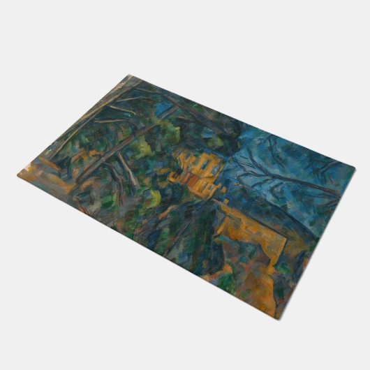 Paul Cezanne - Chateau Noir Fußmatte (Schrägansicht)