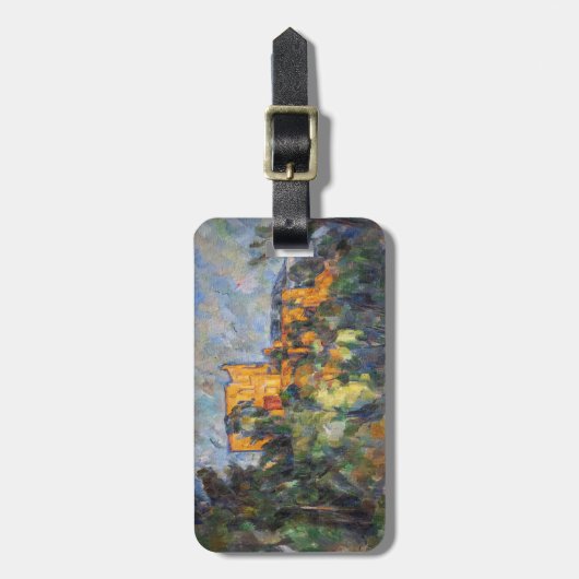 Paul Cezanne - Chateau Noir Gepäckanhänger (Vorderseite vertikal)