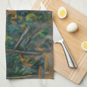 Paul Cezanne - Chateau Noir Geschirrtuch (Viertel Falte)