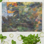 Paul Cezanne - Chateau Noir Geschirrtuch (Gefaltet)