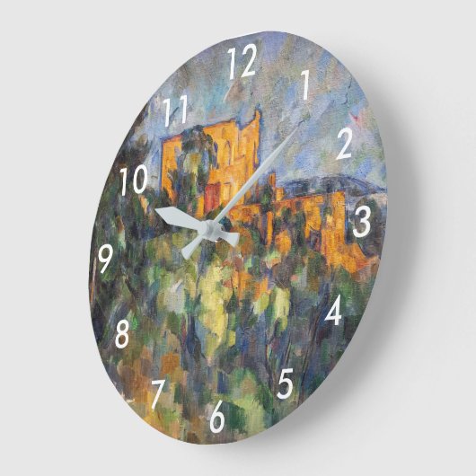 Paul Cezanne - Chateau Noir Große Wanduhr (Winkel)