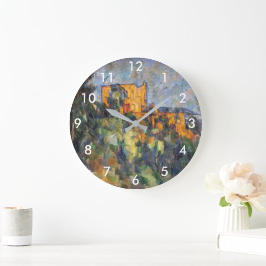 Paul Cezanne - Chateau Noir Große Wanduhr (Zuhause)