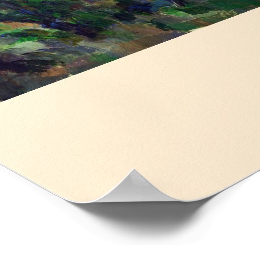 Paul Cezanne - Chateau Noir Masterpiece Selection Poster (Ecke)