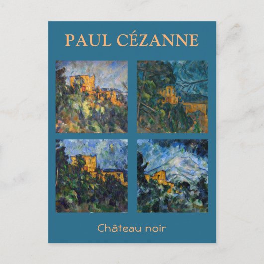 Paul Cezanne - Chateau Noir Masterpiece Selection Postkarte (Vorderseite)