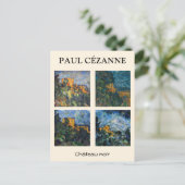Paul Cezanne - Chateau Noir Masterpiece Selection Postkarte (Stehend Vorderseite)