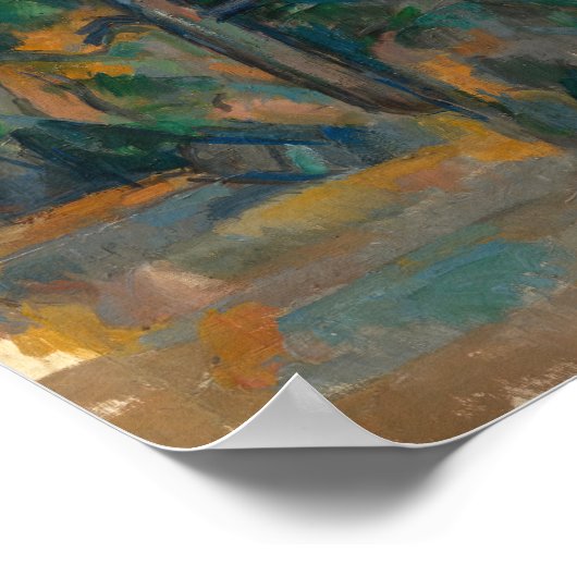 Paul Cezanne - Chateau Noir Poster (Ecke)