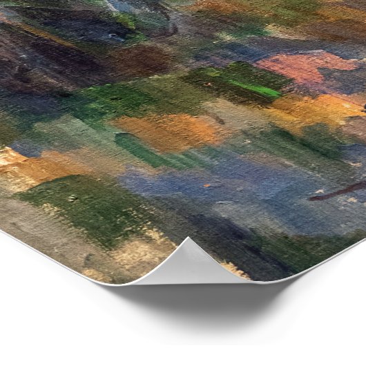 Paul Cezanne - Chateau Noir Poster (Ecke)