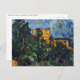 Paul Cezanne - Chateau Noir Postkarte