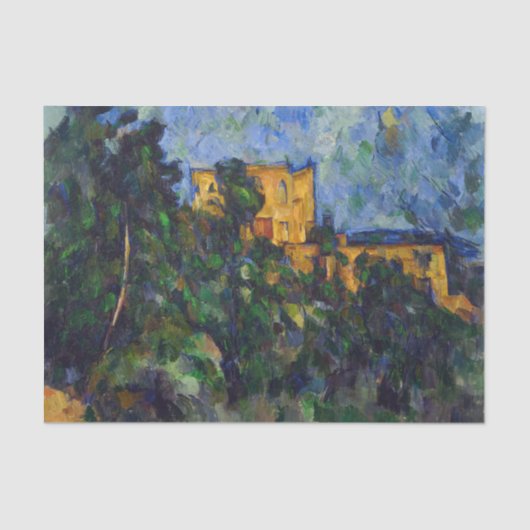 Paul Cezanne - Chateau Noir Seidenpapier (Vorderseite)