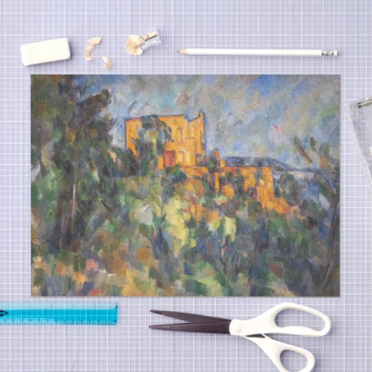 Paul Cezanne - Chateau Noir Seidenpapier (Handwerk)