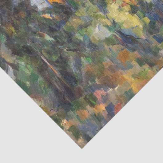 Paul Cezanne - Chateau Noir Seidenpapier (Ausschnitt)