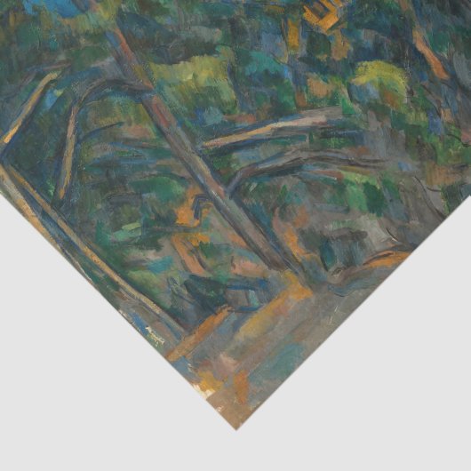 Paul Cezanne - Chateau Noir Seidenpapier (Ausschnitt)