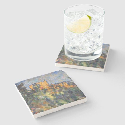 Paul Cezanne - Chateau Noir Steinuntersetzer (Seitenansicht)