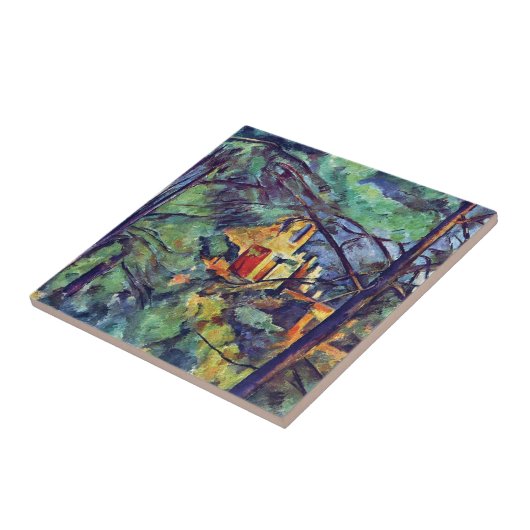 Paul Cezanne - Chateau Noir The Black Manor Fliese (Seite)