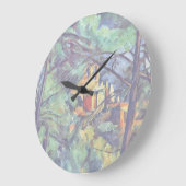 Paul Cezanne - Chateau Noir The Black Manor Große Wanduhr (Winkel)