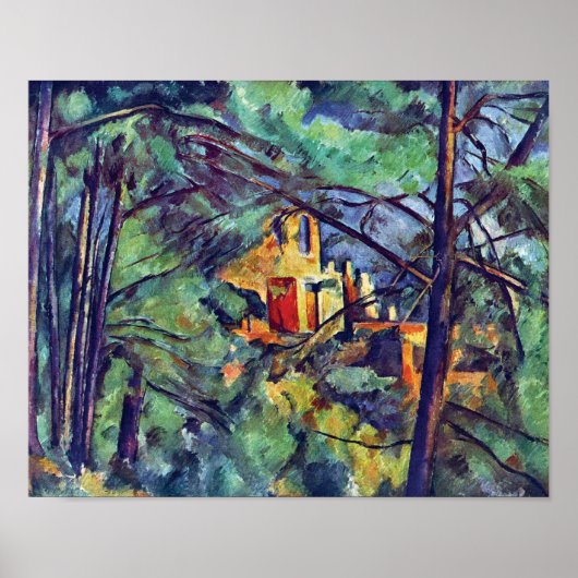 Paul Cezanne - Chateau Noir The Black Manor Poster (Vorne)