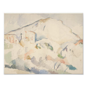 Paul Cezanne-Chateau Noir und Mont Sainte-Victoire Fotodruck