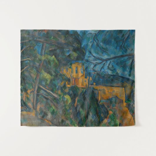 Paul Cezanne - Chateau Noir Wandteppich (Vorderseite (Horizontal))