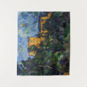 Paul Cezanne - Chateau Noir Wandteppich (Vorderseite)