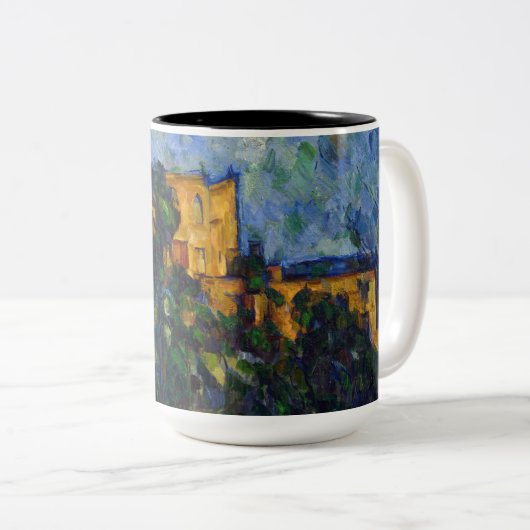 Paul Cezanne - Chateau Noir Zweifarbige Tasse (VorderseiteRechts)