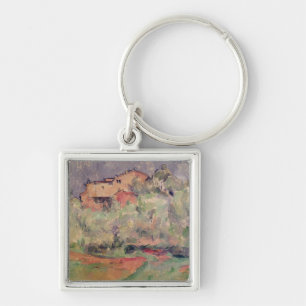 Paul Cezanne   das Haus bei Bellevue, 1888-92 Schlüsselanhänger