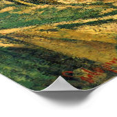 Paul Cezanne - Das Haus des hängenden Mannes Poster (Ecke)