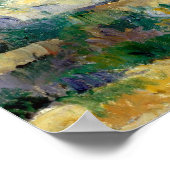 Paul Cezanne Das Haus mit knackigen Mauern Poster (Ecke)