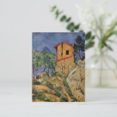 Paul Cezanne - Das Haus mit knackigen Mauern Postkarte (Stehend Vorderseite)