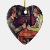 Paul Cezanne - Das Kartenspiel Kunstmalerei Keramikornament (Rechts)