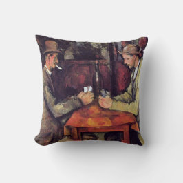 Paul Cezanne - Das Kartenspiel Kunstmalerei Kissen