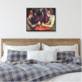 Paul Cezanne - Das Kartenspiel Kunstmalerei Leinwanddruck (Insitu (Schlafzimmer))