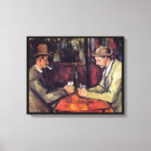 Paul Cezanne - Das Kartenspiel Kunstmalerei Leinwanddruck (Vorderseite)