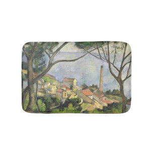 Paul Cezanne das Meer an l'Estaque, 1878 Badematte