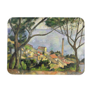 Paul Cezanne das Meer an l'Estaque, 1878 Magnet