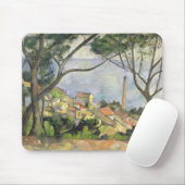 Paul Cezanne | das Meer an l'Estaque, 1878 Mousepad (Mit Mouse)
