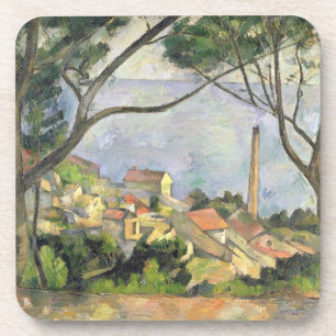 Paul Cezanne   das Meer an l'Estaque, 1878 Untersetzer