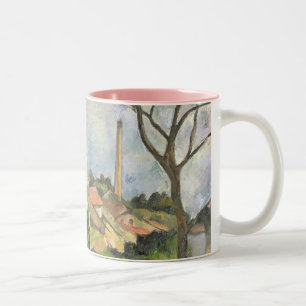 Paul Cezanne das Meer an l'Estaque, 1878 Zweifarbige Tasse