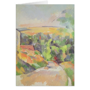 Paul Cezanne   Das Straßenbend, 1900-1906