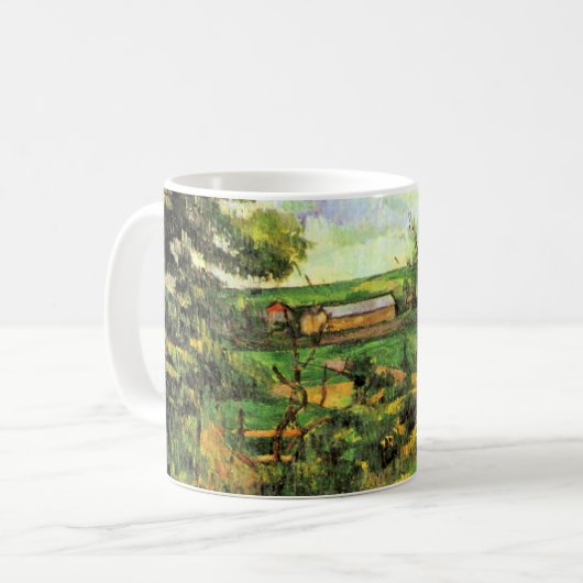 Paul Cezanne, Das Tal der Oise, Kaffeetasse (Vorderseite Links)