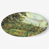 Paul Cezanne, Das Tal der Oise, Pappteller (Schrägansicht)