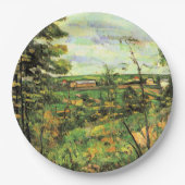 Paul Cezanne, Das Tal der Oise, Pappteller (Vorderseite)