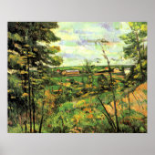 Paul Cezanne, Das Tal der Oise, Poster (Vorne)